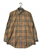 Burberry'sバーバリーズ）の古着「シャドーホースノヴァチェックシャツ」｜ベージュ