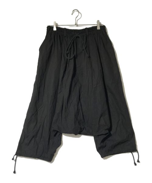 GROUND Y（グラウンドワイ）GROUND Y (グラウンドワイ) Drawstring Sarrouel Pants ブラック サイズ:3の古着・服飾アイテム