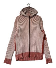 STONE ISLAND（ストーンアイランド）の古着「19SS ジップニットパーカー」｜レッド