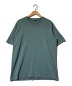 AURALEEオーラリー）の古着「FINE COTTON SALT SHRINK PIQUE BIG TEE」｜スカイブルー