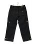 MARITHE+FRANCOIS GIRBAUD (マリテフランソワジルボー) WIDE BLACK DENIM PANTS ブラック サイズ:40：14000円