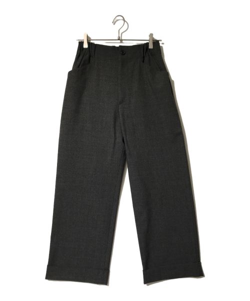 MARGARET HOWELL（マーガレットハウエル）MARGARET HOWELL (マーガレットハウエル) HIGHTWIST WOOL PANTS グレーの古着・服飾アイテム