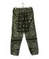 atmos (アトモス) ELEPHANT BRAND BANDANA FLEECE PANT オリーブ サイズ:M 未使用品：7000円