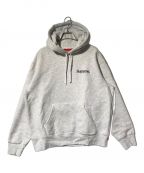 SUPREMEシュプリーム）の古着「WORLDWIDE HOODED SWEATSHIRT」｜ライトグレー