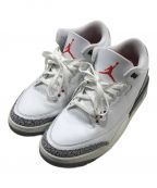 NIKEナイキ）の古着「AIR JORDAN 3 RETRO」｜ホワイト