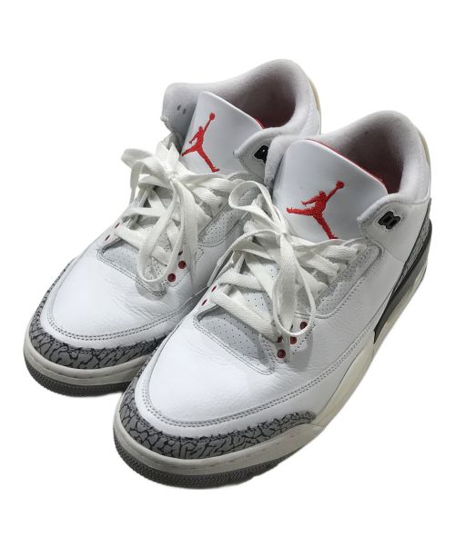 NIKE（ナイキ）NIKE (ナイキ) AIR JORDAN 3 RETRO ホワイト サイズ:28.5の古着・服飾アイテム