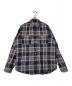 SIMPLY COMPLICATED（シンプリーコンプリケイティド）の古着「SC PLAID SHIRT」｜ブラウン×ネイビー