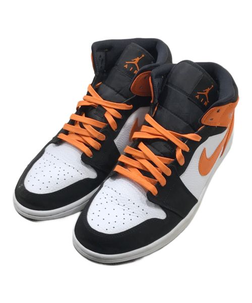 NIKE（ナイキ）NIKE (ナイキ) AIR JORDAN 1 MID オレンジ サイズ:28.5の古着・服飾アイテム