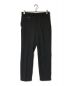 SOPH.（ソフネット）の古着「SHIRRING SLIM FIT SLACKS」｜ブラック