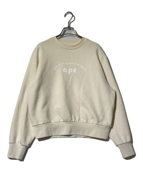 A.P.C.（アーペーセー）A.P.C. (アーペーセー) レトロスウェットシャツ アイボリー サイズ:Mの古着・服飾アイテム