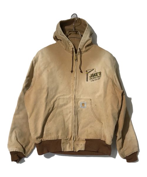 CarHartt（カーハート）CarHartt (カーハート) ダックアクティブパーカー ベージュ サイズ:XLの古着・服飾アイテム