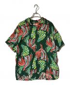 Sun Surfサンサーフ）の古着「RAYON HAWAIIAN SHIRT “BANANA HARVEST”」｜グリーン