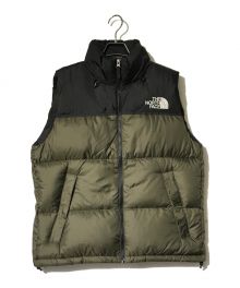 THE NORTH FACE（ザ ノース フェイス）の古着「ダウンベスト」｜オリーブ×ブラック