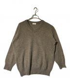 Phlannelフランネル）の古着「Wool Yak V-neck Knit Vネックニット」｜グレー