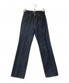 AURALEEオーラリー）の古着「HARDTWIST DENIM PINTUCK PANTS」｜インディゴ