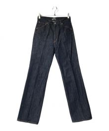 AURALEE（オーラリー）の古着「HARDTWIST DENIM PINTUCK PANTS」｜インディゴ