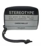 Maison Margielaメゾンマルジェラ）の古着「Stereotype Cards Wallet」｜ホワイト×ブラック