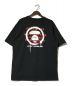 Aape BY A BATHING APE (エーエイプ バイ アベイシングエイプ) プリントTシャツ ブラック サイズ:XXL：5000円