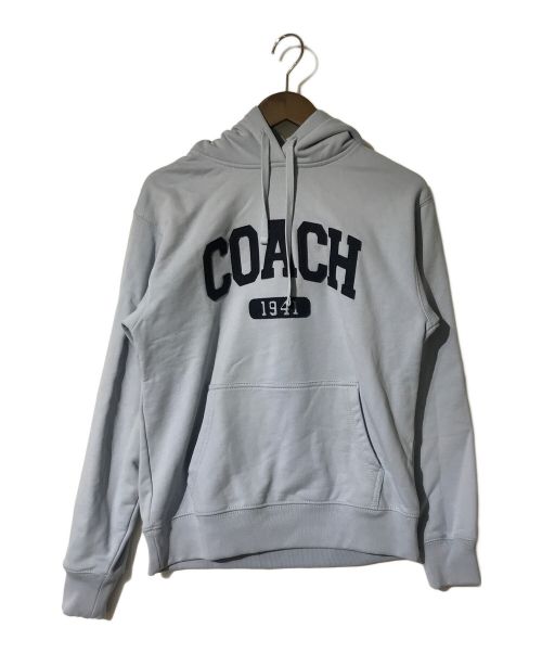 COACH（コーチ）COACH (コーチ) スポーティ シグネチャー フーディー ブルー サイズ:XSの古着・服飾アイテム