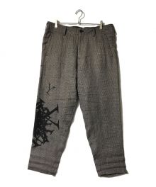 Yohji Yamamoto pour homme（ヨウジヤマモト プールオム）の古着「HOUNDSTOOTH PRINT PANTS」｜グレー