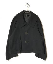 tricot COMME des GARCONS（トリココムデギャルソン）の古着「丸襟ジャケット」｜ブラック