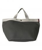 Herve Chapelierエルベシャプリエ）の古着「707GP SQUARE BASE TOTE BAG/リュックス 舟形 Tote」｜グレー