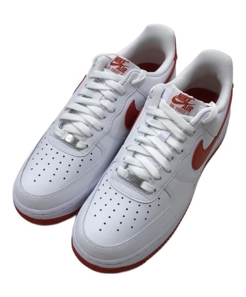 NIKE（ナイキ）NIKE (ナイキ) AIR FORCE 1 '07 レッド×ホワイト サイズ:27 未使用品の古着・服飾アイテム