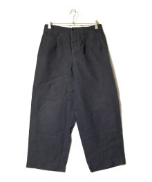 HAVERSACK（ハバーサック）の古着「Old Canvas Wide Pants」｜ネイビー