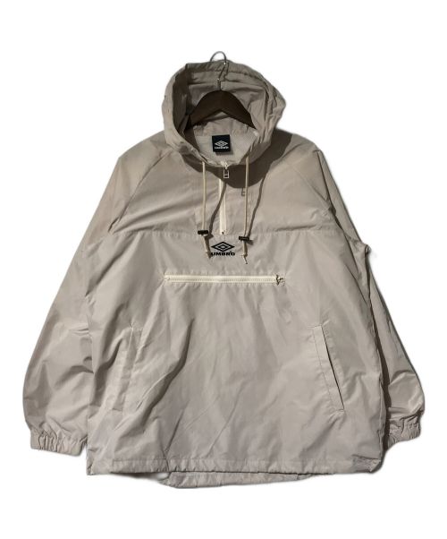 UMBRO（アンブロ）UMBRO (アンブロ) FREAK'S STORE (フリークスストア) 別注 Anorak Jacket アイボリー サイズ:Mの古着・服飾アイテム