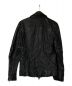 Junhashimoto (ジュンハシモト) SPY WASHABLE CALF ZIP LEATHER JACKET ブラック サイズ:4：30000円