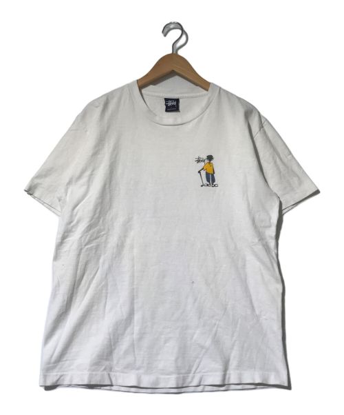 stussy（ステューシー）stussy (ステューシー) ゴルフマンTシャツ ホワイト サイズ:Lの古着・服飾アイテム