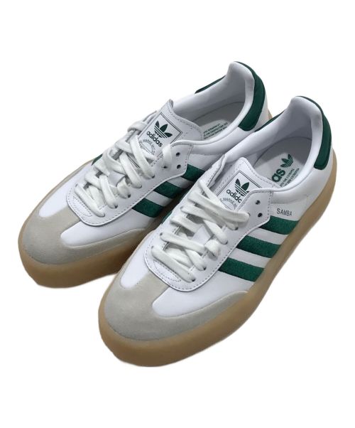 adidas（アディダス）adidas (アディダス) Samba グリーン×ホワイト サイズ:25cmの古着・服飾アイテム