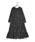 willfully（ウィルフリー）の古着「cache coeur multi pattern tiered skirt OP/2422-OP-23」｜ブラック