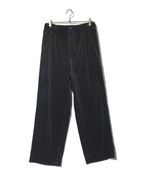 ATON（エイトン）ATON (エイトン) 2023AW SUVIN CORDUROY EASY WIDE PANTS グリーン サイズ:04の古着・服飾アイテム