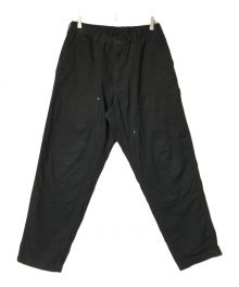 YOHJI YAMAMOTO（ヨウジヤマモト）の古着「BLACK SCANDAL KATSURAGI U-W ELASTIC CORD WORK PANTS」｜ブラック