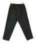 YOHJI YAMAMOTO（ヨウジヤマモト）の古着「BLACK SCANDAL KATSURAGI U-W ELASTIC CORD WORK PANTS」｜ブラック