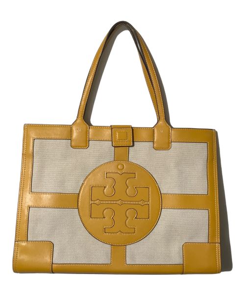 TORY BURCH（トリーバーチ）TORY BURCH (トリーバーチ) トートバッグ/Ella canvas tote bag イエローの古着・服飾アイテム