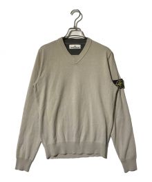 STONE ISLAND（ストーンアイランド）の古着「Vネックニット」｜グレー