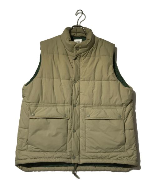 UNITED ARROWS（ユナイテッドアローズ）UNITED ARROWS (ユナイテッドアローズ) SONS by MASAKI KAWASE NY PADDING VEST ベージュ サイズ:Lの古着・服飾アイテム