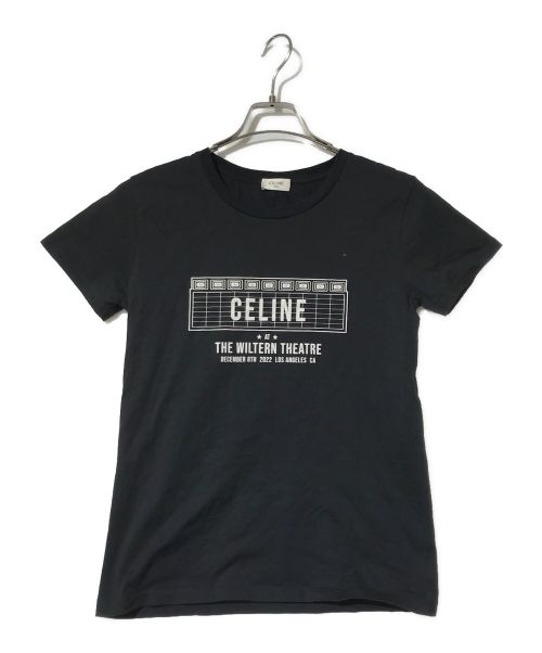 CELINE（セリーヌ）CELINE (セリーヌ) 23AW ウィルターン Tシャツ ブラック サイズ:XSの古着・服飾アイテム