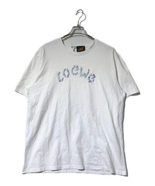 LOEWE（ロエベ）LOEWE (ロエベ) 23SS バブル アーチロゴ刺繍Ｔシャツ ホワイト サイズ:XLの古着・服飾アイテム