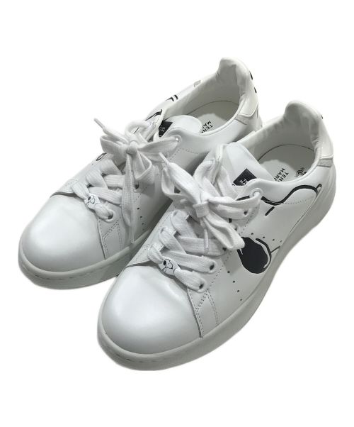 MARC JACOBS（マークジェイコブス）MARC JACOBS (マークジェイコブス) PEANUTS (ピーナッツ) THE TENNIS SHOE ホワイト サイズ:25cmの古着・服飾アイテム