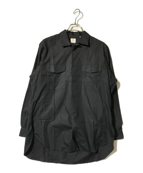 Yohji Yamamoto COSTUME D'HOMME（ヨウジヤマモトコスチュームドオム）Yohji Yamamoto COSTUME D'HOMME (ヨウジヤマモトコスチュームドオム) ロングスリーブシャツ ブラック サイズ:2の古着・服飾アイテム