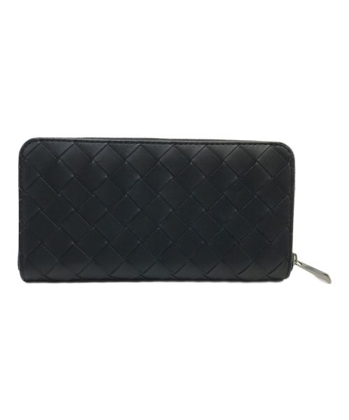 BOTTEGA VENETA（ボッテガベネタ）BOTTEGA VENETA (ボッテガベネタ) ZIP AROUND WALLET ブラックの古着・服飾アイテム