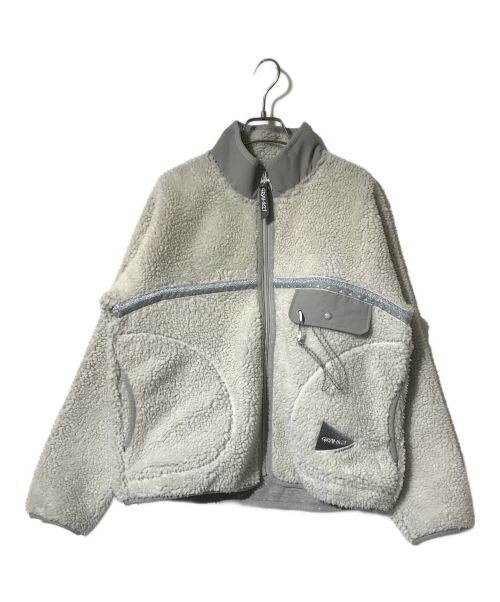 GRAMICCI（グラミチ）GRAMICCI (グラミチ) and wander (アンドワンダー) JQ tape fleece jacket アイボリー サイズ:Ｍの古着・服飾アイテム