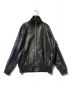 Schott（ショット）の古着「LEATHER TRACK JACKET」｜ブラック