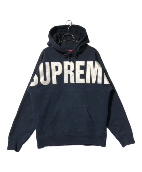 SUPREME（シュプリーム）Supreme (シュプリーム) Banner Pullover ネイビー サイズ:Lの古着・服飾アイテム