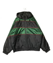 SUPREME（シュプリーム）の古着「Sports Piping Puffy Jacket」｜グリーン×ブラック