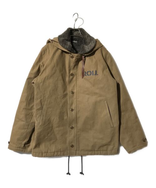 ROLL（ロール）ROLL (ロール) DECK JACKET/N-1デッキジャケット ブラウン サイズ:Ｌの古着・服飾アイテム