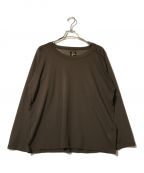 Needlesニードルズ）の古着「W/U neck L/S tee Poly Bright Jersey」｜ブラウン